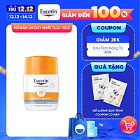 Kem Chống Nắng Eucerin Sun Fluid Mattifying SPF 50+ (50 ml), Cho Da Thường, Da Hỗn Hợp