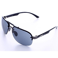 Men Fashion Rimless UV400 Protection Sunglasses Polarized Driving Sunglasses