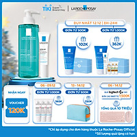 Bộ Gel rửa mặt và tắm giúp làm sạch bã nhờn,giảm mụn & thâm sẹo La Roche-Posay Effaclar Micro-Peeling Purifying Gel