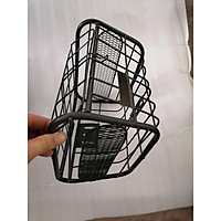 Giỏ sắt xe điện có nắp COMBO CẢ ĐAI BẮT GIỎ - giỏ xe đạp