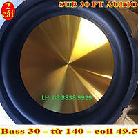 CẶP CỦ LOA SIÊU TRẦM 30 PT AUDIO TỪ 140 COIL 50 - CHUYÊN ĐÓNG LOA SUB LOA SUB RỜI