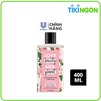 Sữa Tắm 400ml Love Beauty And Planet Làm Sáng Da Majestic Glow Với 100% Tinh Dầu Hoa Hồng Bulgaria