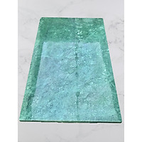MẶT BÀN ĐÁ HOA CƯƠNG ( 120x61 cm) - xanh cẩm thạch - đã hoàn thiện bo góc - mua về là sử dụng ngay