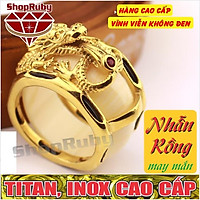 NHẪN TITAN NAM RỒNG NGÀ MAY MẮN | NHẪN NAM TITAN