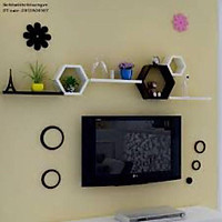 Bộ kệ 9 ô lục giác
