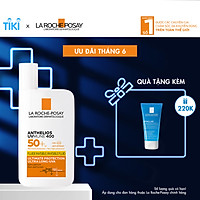 Sữa chống nắng mỏng nhẹ lâu trôi giúp bảo vệ da tối ưu khỏi tia UVA dài La Roche-Posay Anthelios Uvmune 400 Invisible Fluid 50ml
