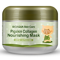 BIOAQUA 100g Pigskin Collagen Nourishing Mask Cleanse Pore Dirt Deeply Moisturizing Washing Clay Mask