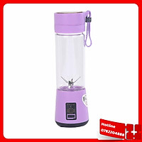 Máy Xay Sinh Tố Đa Năng Mini Cầm Tay Sạc Pin Tiện Dụng, Máy Xay 6 Lưỡi Thép Không Gỉ - Gọn Nhẹ (Giao Màu Ngẫu Nhiên) - Loại Tốt