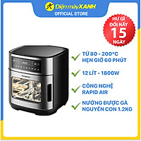 Nồi chiên không dầu Kangaroo KG12AF1A 12 lít - Hàng chính hãng