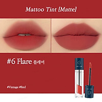 Son kem lì FORENCOS Lip Tattoo MATTOO Tint, trọn bộ 6 màu tươi sáng