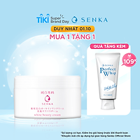 Kem dưỡng trắng da nâng tông 3 trong 1 Senka White Beauty 100g