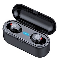 Tai nghe Bluetooth Không Dây True Wireless AMOI F9 V5.0 kèm Hộp sạc Nghe 90h Tự Động Kết Nối - Hàng chính hãng