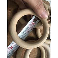 Khoen gỗ tròn 2cm, 3cm, 4cm, 5cm, 6cm,7cm,8cm,10cm phụ kiện macrame, handmade