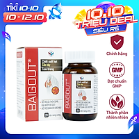Viên uống Hỗ Trợ Kiểm Soát Các Bệnh Về Gout, Giảm Đau Do Gout Baigout (Hộp 20 Viên)