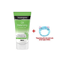 Mặt Nạ Kiểm Soát Dầu Chiết Xuất Chanh Neutrogena Oil Balancing In-Shower Mask dành cho da dầu 150ml (Tặng băng đô mèo xinh xắn)
