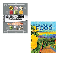 Sách - Combo 2 cuốn kiến thức về khoa học và nấu ăn: Khoa Học Về Nấu Ăn + Câu Chuyện Thực Phẩm 