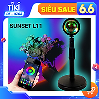Đèn hoàng hôn 16 triệu màu điều khiển bằng APP hoặc REMOTE nhiều chế độ, đèn led trang trí, Tiktok, sống ảo siêu hot - Hàng chính hãng