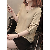 Áo len nữ tay lỡ cách điệu Haint Boutique AL17