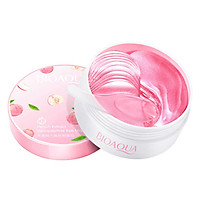 BIOAQUA 60Pcs Peach Extract Hexapeptide Eye Patches Moisturizing Firming Anti-puffiness Remove Dark Circles