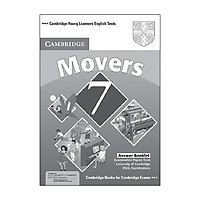 Cambridge Young Learners English Tests 7 Movers Answer Booklet