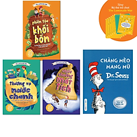 Combo Chàng Mèo Mang Mũ - Dr. Seuss và Bộ Sách The Lemonade War: Thương vụ nước chanh, Phiên tòa khối bốn,Chiếc chuông mất tích (Bộ 3 Cuốn) - Tặng Kèm Bộ Thẻ Trò Chơi