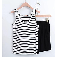 Đồ Bộ Nữ Mặc Ngủ, Ở Nhà, Đi Chơi Thời Trang Vải Thun Cotton Dày Thoáng Mát