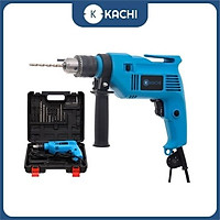 Bộ khoan động lực Kachi MK212 550W - Màu xanh - Hàng chính hãng