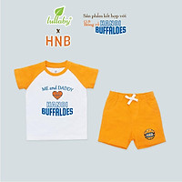 LULLABY x HNB - NHB04 Bộ cộc tay raglan quần đùi