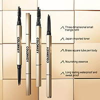 Colorkey Small Gold Chopsticks Eyebrow Pencil Three-dimensional Profile Durable Waterproof Sweat-Proof Beginners Ultra-Fine Female Students