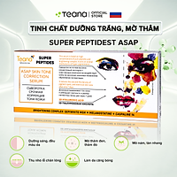 Tinh chất dưỡng da TEANA “SUPER PEPTIDES” ASAP SKIN TONE CORRECTION SERUM dưỡng trắng da và mờ thâm nám