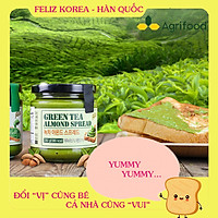 Trà xanh hạnh nhân phết bánh mì - Feliz Green Tea Almond Spread 250gr
