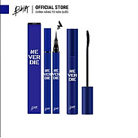 Combo Bbia Never Die Mascara Power Black 7g + Kẻ mắt Never Die Brush Eyeliner 0.4g