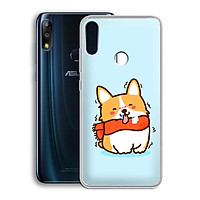 Ốp lưng dẻo cho điện thoại Zenfone Max Pro M2 - 01219 7869 DOG01 - Hàng Chính Hãng