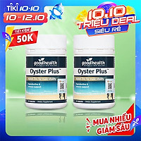 Combo 2 Hộp Tinh Chất Hàu Goodhealth Oyster Plus 30 Viên - Giúp Tăng Cường Sinh Lý - Cải Thiện Chất Lượng Tinh Trùng - Hàng Chính Hãng New Zealand