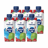 COMBO 6 HỘP NƯỚC DỪA TƯƠI DƯA HẤU UHT VIETCOCO 330ML
