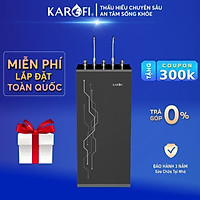 Máy lọc nước nóng lạnh Karofi KAD-I55 công nghệ làm lạnh Block 10 lõi lọc hàng chính hãng