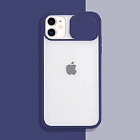 Ốp Điện Thoại Mềm Trong Suốt Chống Sốc Có Nắp Trượt Bảo Vệ Camera Cho Iphone 11 Pro Max Xr Xs Max X