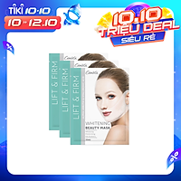 Combo 3 Mặt nạ trắng da Nâng cơ Tạo hình Vline Cenota Chính Hãng