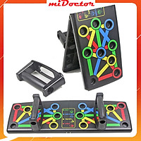 Dụng Cụ Hít Đất Chống Đẩy – Đa Dạng 14 Bài Tập – Nhiều Nút 14 in 1 – Dụng Cụ Chống Đẩy Chính Hãng miDoctor
