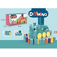 Xe xếp domino tự động, Đồ chơi thả domino đáng yêu có nhạc, Chất liệu PU cao cấp, An toàn cho bé -Cemill