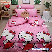 (GIÁ HỦY DIỆT) Set 5 Món Chăn Phao Ga Gối Poly Nhiều Mẫu Mới 2021 (Ghi chú mẫu khi đặt đơn)