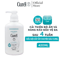 Dầu Gội Cấp Ẩm Chuyên Sâu Curel Intensive Moisture Care Shampoo 420ml