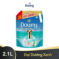 Nước Xả Vải Downy Đại Dương Xanh đậm đặc Dạng Túi 2.1L