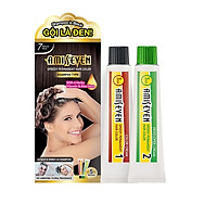 Nhuộm phủ bạc dược thảo DẠNG GỘI Hương Hoa quả AMI SEVEN SPEEDY PERMANENT HAIR COLOR SHAMPOO TYPE (60g + 60g) Hàn Quốc