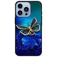 Ốp lưng dành cho Iphone 13 Mini - Iphone 13 - Iphone 13 Pro - Iphone 13 Pro Max - Bướm Xanh