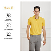 Áo Polo Dành Cho Nam N&MCLUB tay ngắn màu vàng mã 2104033