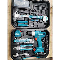 Bộ 127 món bao gồm máy khoan dùng pin 12V total THKTHP11272