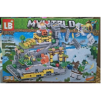 Lắp ráp xếp hình My World LB571 có 585 pcs-Lắp ghép ngôi nhà siêu nhân
