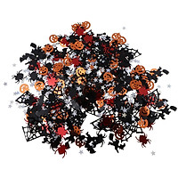 Happy Halloween Pumpkin Spider Bat Confetti Table Sprinkles Decoration