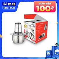Máy Xay Thịt Cối Inox 3L Midimori (800W) - Hàng Chính Hãng